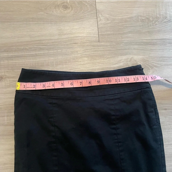 Ann Taylor Loft 0 petite black pencil skirt workwear - Picture 7 of 9